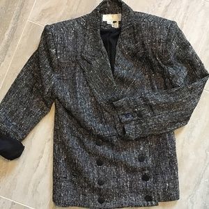 Vintage Chevalier Size Medium 100% Silk Lined Blazer